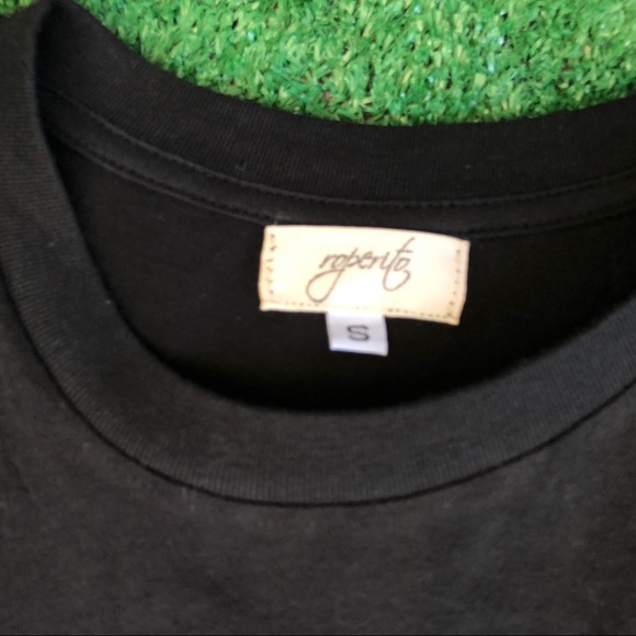 Black LA Maxi Dress Enlarged Armholes Side Slits - Picture 5 of 7